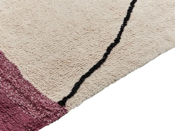 Bomuldstæppe 160 x 230 cm beige-pink AFSAR