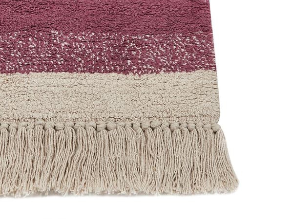 Bomuldstæppe 160 x 230 cm beige-pink AFSAR