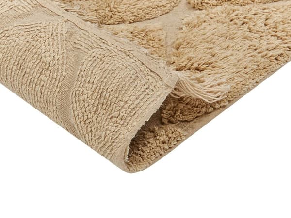 Puuvillamatto 80 x 150 cm beige SANLIURFA
