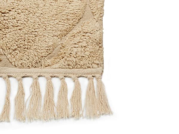 Puuvillamatto 80 x 150 cm beige SANLIURFA