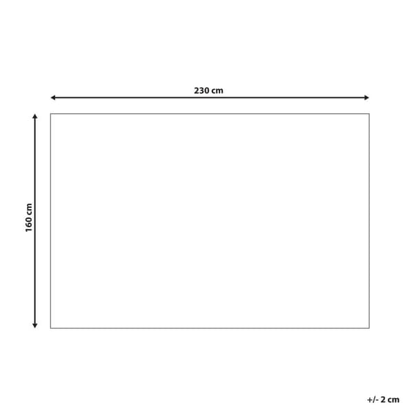 Puuvillamatto 160 x 230 cm monivärinen NIZIP Lumarko!