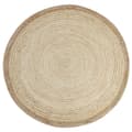 Pikkukuva 1 / 8: Pyöreä juuttimatto 120 cm beige MENEMEN Lumarko!