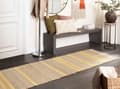 Miniatyrbillede 2 af 7: Jute tæppe 80 x 300 cm beige og gul TALPUR Lumarko!