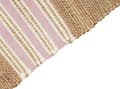 Pikkukuva 4 / 7: Juuttimatto 80 x 150 cm beige-pinkki MIRZA Lumarko!