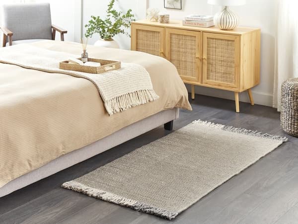 Villamatto 80 x 150 cm harmaa TEKELER Lumarko!