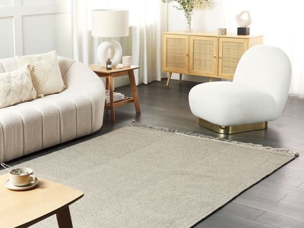 Villamatto 160 x 230 cm harmaa TEKELER Lumarko!