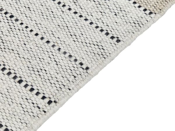 Villamatto 160 x 230 cm beige ja musta YAZLIK Lumarko!