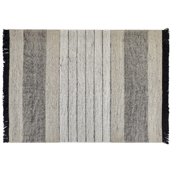 Villamatto 160 x 230 cm beige ja musta YAZLIK Lumarko!