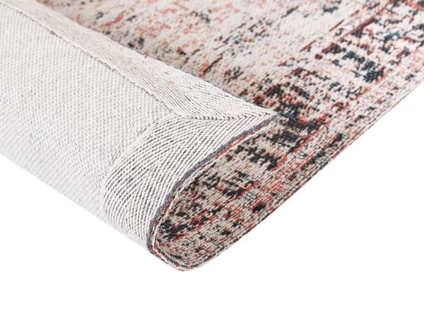 Puuvillamatto 200 x 300 cm punainen ja beige ATTERA Lumarko!