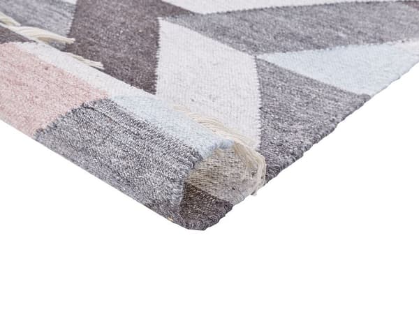 Jute tæppe 80 x 150 cm flerfarvet NAKKAS Lumarko!