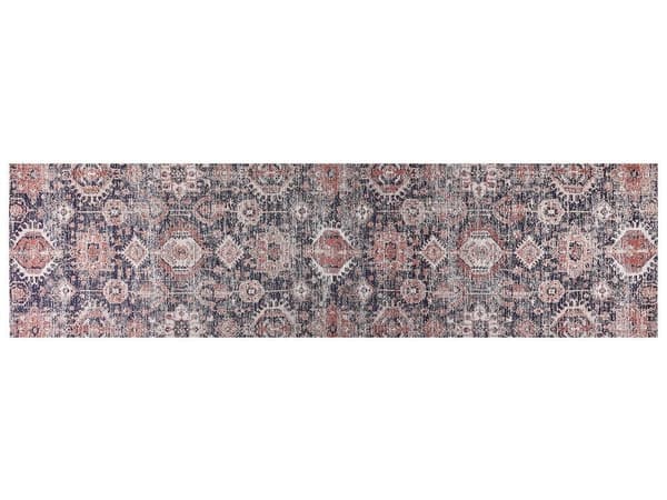 Bomullsmatta 80 x 300 cm blå och röd KURIN Lumarko!