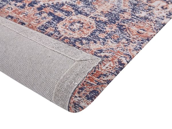 Bomullsmatta 80 x 300 cm blå och röd KURIN Lumarko!