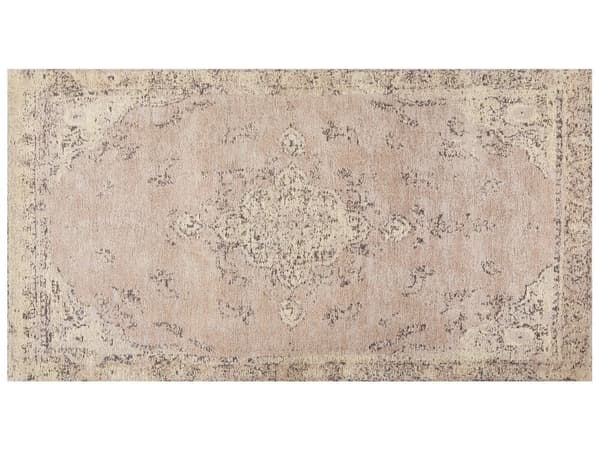 Puuvillamatto 80 x 150 cm beige MATARIM Lumarko!