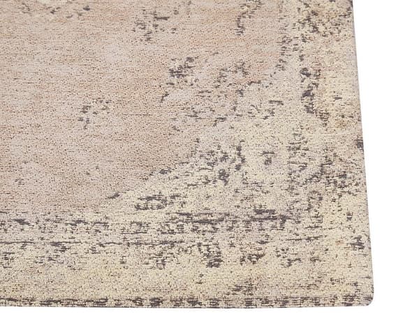 Bomuldstæppe 200 x 300 cm beige MATARIM Lumarko!