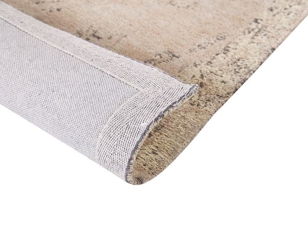 Bomuldstæppe 200 x 300 cm beige MATARIM Lumarko!