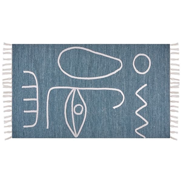 Ulkomatto 80 x 150 cm sininen YAVU Lumarko!