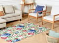 Pikkukuva 2 / 6: Puuvillamatto 140 x 200 cm monivärinen FARWAN Lumarko!
