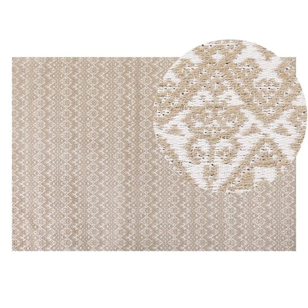 Juuttimatto 160 x 230 cm beige ATIMA Lumarko!