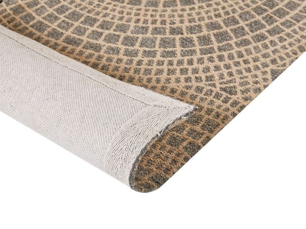 Jute tæppe 160 x 230 cm beige med grå ARIBA Lumarko!