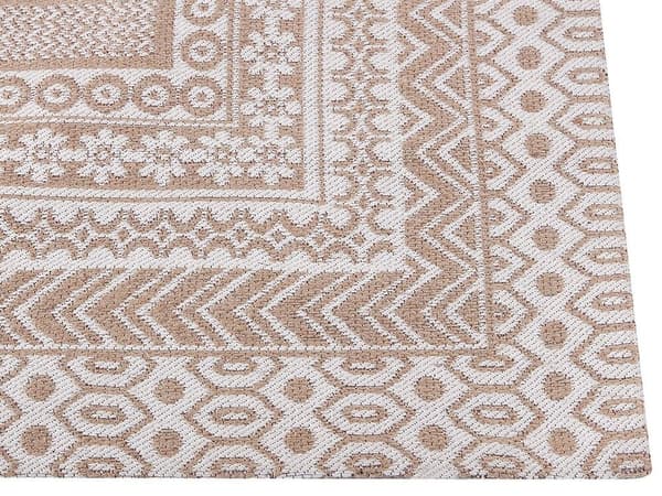 Matto 160 x 230 cm beige ja valkoinen BAGLAR Lumarko!