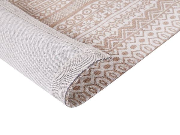 Matto 160 x 230 cm beige ja valkoinen BAGLAR Lumarko!