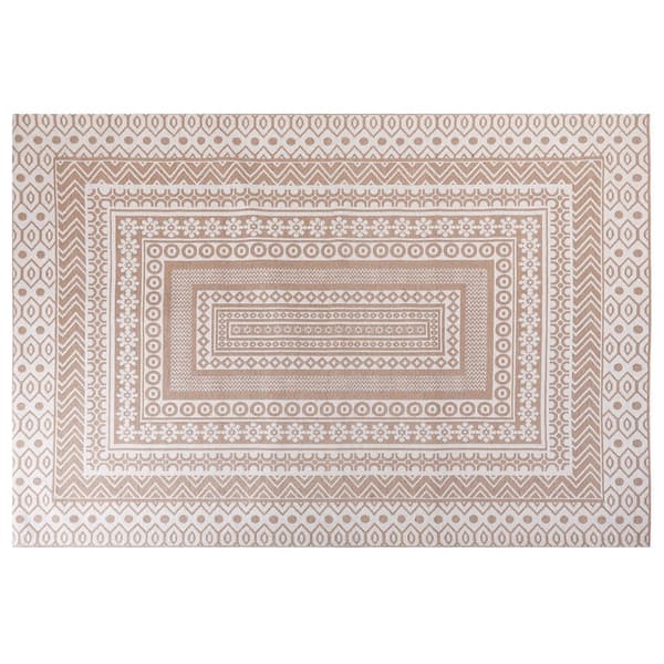 Matto 160 x 230 cm beige ja valkoinen BAGLAR Lumarko!