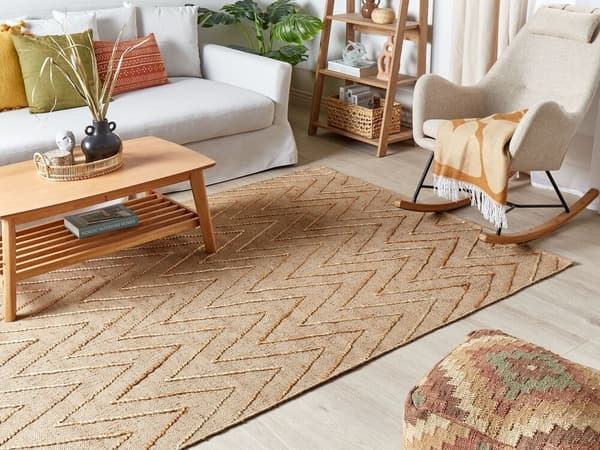 Jutematta 140 x 200 cm beige DADAY Lumarko!