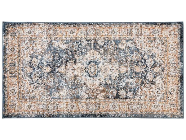 Matto 80 x 150 cm beige/sininen DVIN Lumarko!