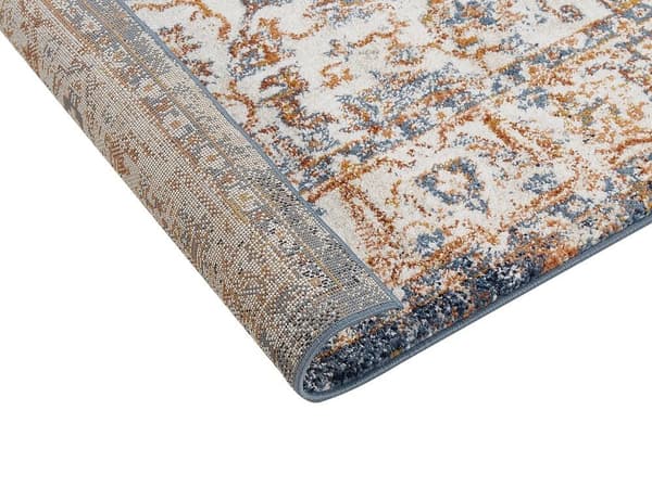 Matto 80 x 150 cm beige/sininen DVIN Lumarko!