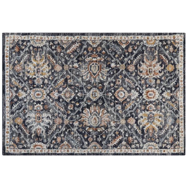 Tæppe 200 x 300 cm blå-beige MALISHKA Lumarko!