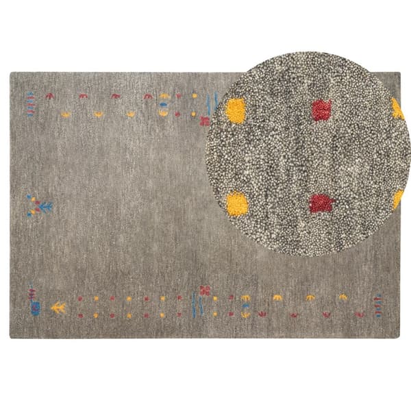Villa gabbeh matto 140 x 200 cm harmaa SEYMEN Lumarko!