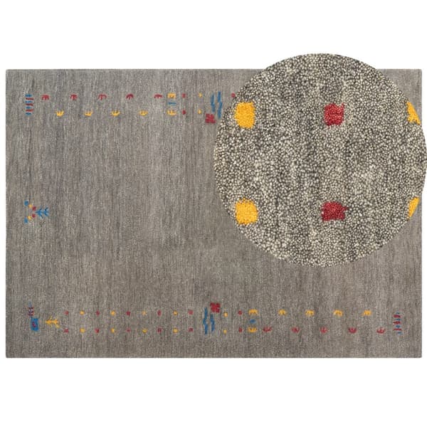 Villa gabbeh matto 160 x 230 cm harmaa SEYMEN Lumarko!