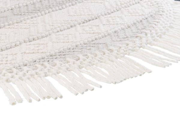 Pyöreä villamatto 140 cm beige BALTALAR Lumarko!