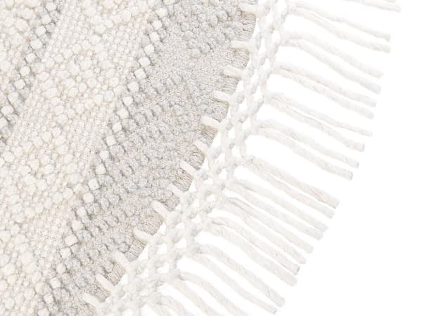 Pyöreä villamatto 140 cm beige BALTALAR Lumarko!