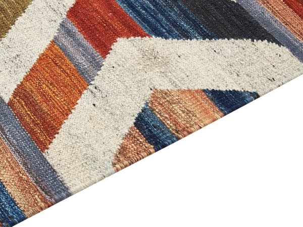 Villainen kilim-matto 140 x 200 cm monivärinen MRGASHAT Lumarko!