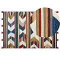 Pikkukuva 1 / 7: Villainen kilim-matto 140 x 200 cm monivärinen MRGASHAT Lumarko!