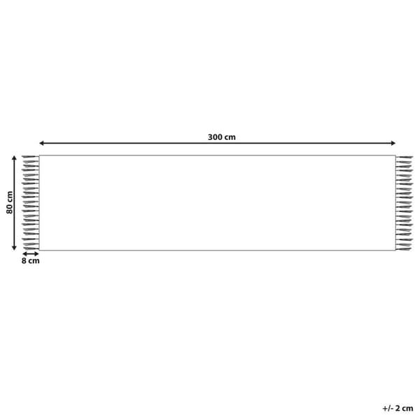 Kelimmatta i ull 80 x 300 cm flerfärgad VOSKEHAT Lumarko!