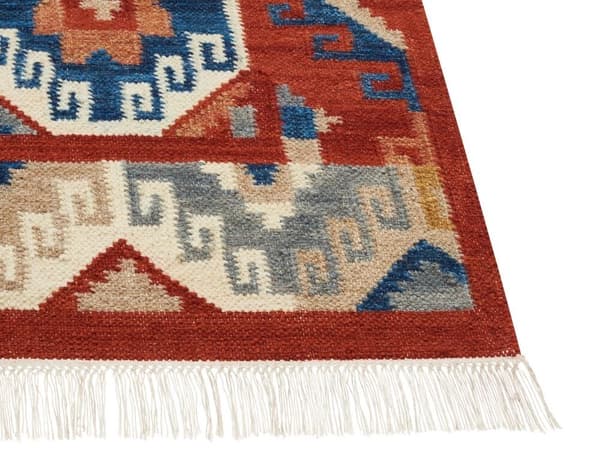 Ull kelim matta 200 x 300 cm flerfärgad LUSARAT Lumarko!