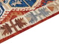 Pikkukuva 4 / 7: Villainen kilim-matto 80 x 150 cm monivärinen VANASHEN Lumarko!