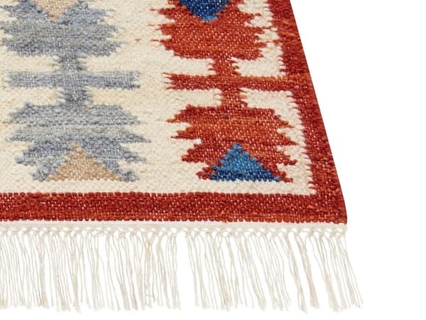 Villainen kilim-matto 80 x 150 cm monivärinen VANASHEN Lumarko!