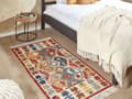 Pikkukuva 2 / 7: Villainen kilim-matto 80 x 150 cm monivärinen VANASHEN Lumarko!