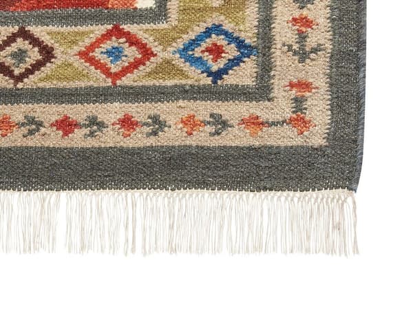 Villainen kilim-matto 200 x 300 cm monivärinen URTSADZOR Lumarko!