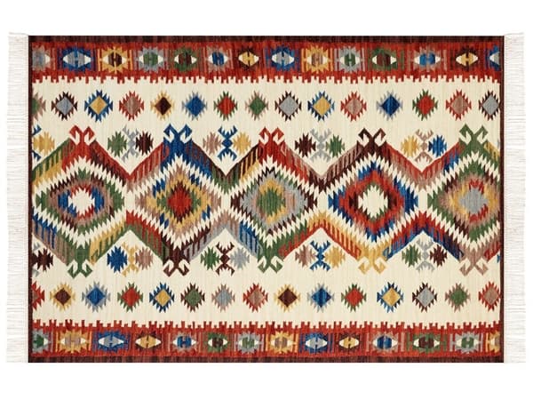 Villainen kilim-matto 160 x 230 cm monivärinen AREVIK Lumarko!