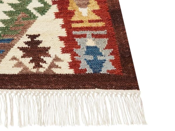 Villainen kilim-matto 160 x 230 cm monivärinen AREVIK Lumarko!