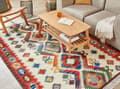 Pikkukuva 2 / 7: Villainen kilim-matto 160 x 230 cm monivärinen AREVIK Lumarko!