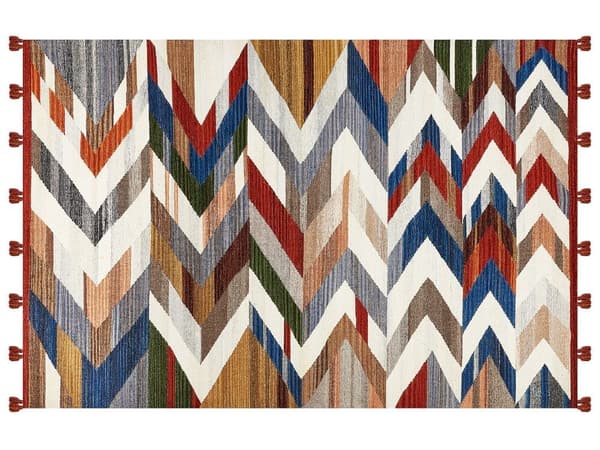 Villa kilim matto 200 x 300 cm monivärinen KANAKERAVAN Lumarko!