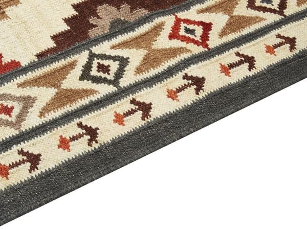 Villa kilim matto 80 x 300 cm monivärinen GHUKASAVAN Lumarko!