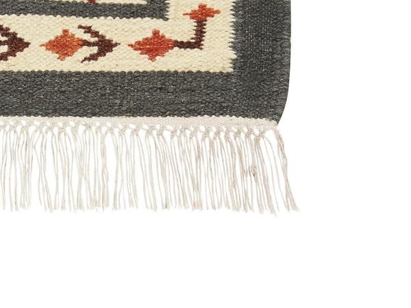 Villa kilim matto 80 x 300 cm monivärinen GHUKASAVAN Lumarko!