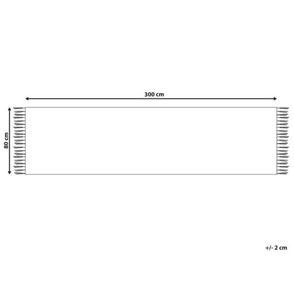 Villa kilim matto 80 x 300 cm monivärinen GHUKASAVAN Lumarko!