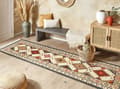 Pikkukuva 2 / 7: Villa kilim matto 80 x 300 cm monivärinen GHUKASAVAN Lumarko!